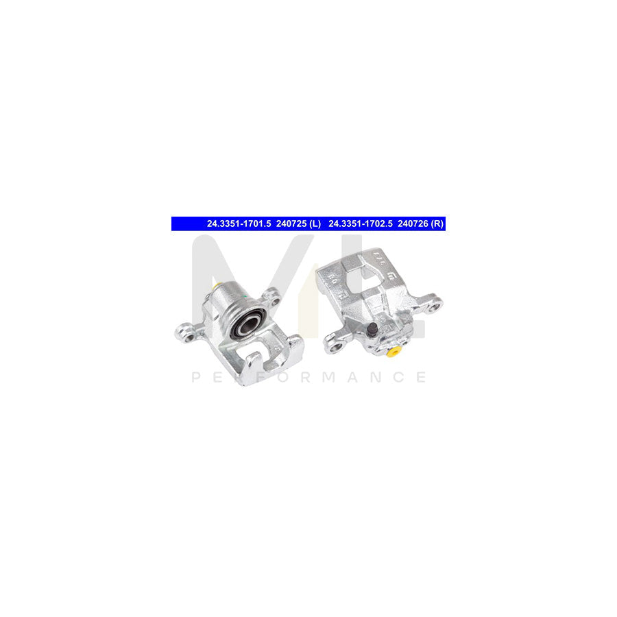 ATE 24.3351-1702.5 Brake Caliper without holder