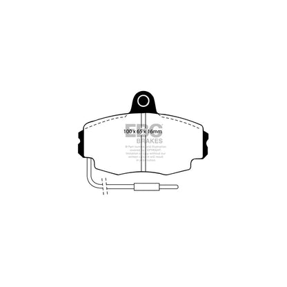 EBC DP426/4 Citroen ZX Ultimax Front Brake Pads - Bendix Caliper 2 | ML Performance UK Car Parts