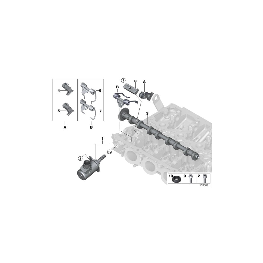 Genuine BMW 11378630462 G11 F31 G05 Eccentric Shaft (Inc. X1 25iX, X3 20i & X1 20i)