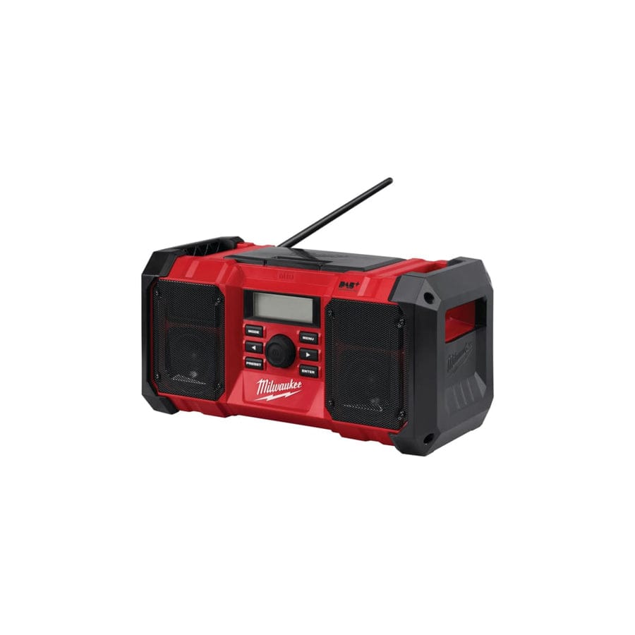 Milwaukee Power Tools MILM18JSRDAB M18 JSRDAB-0 DAB Digital Jobsite Radio 240V & 18V Li-ion Bare Unit