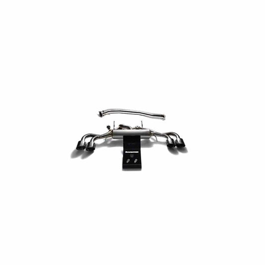 Armytrix NI35S-QS12C Valvetronic 90mm Exhaust System Nissan GT-R R35 2007-2021 with Quad Chrome 5"