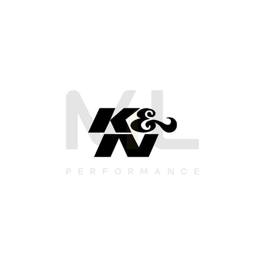 K&N 89-0002 Decal/Sticker Die Cut Black