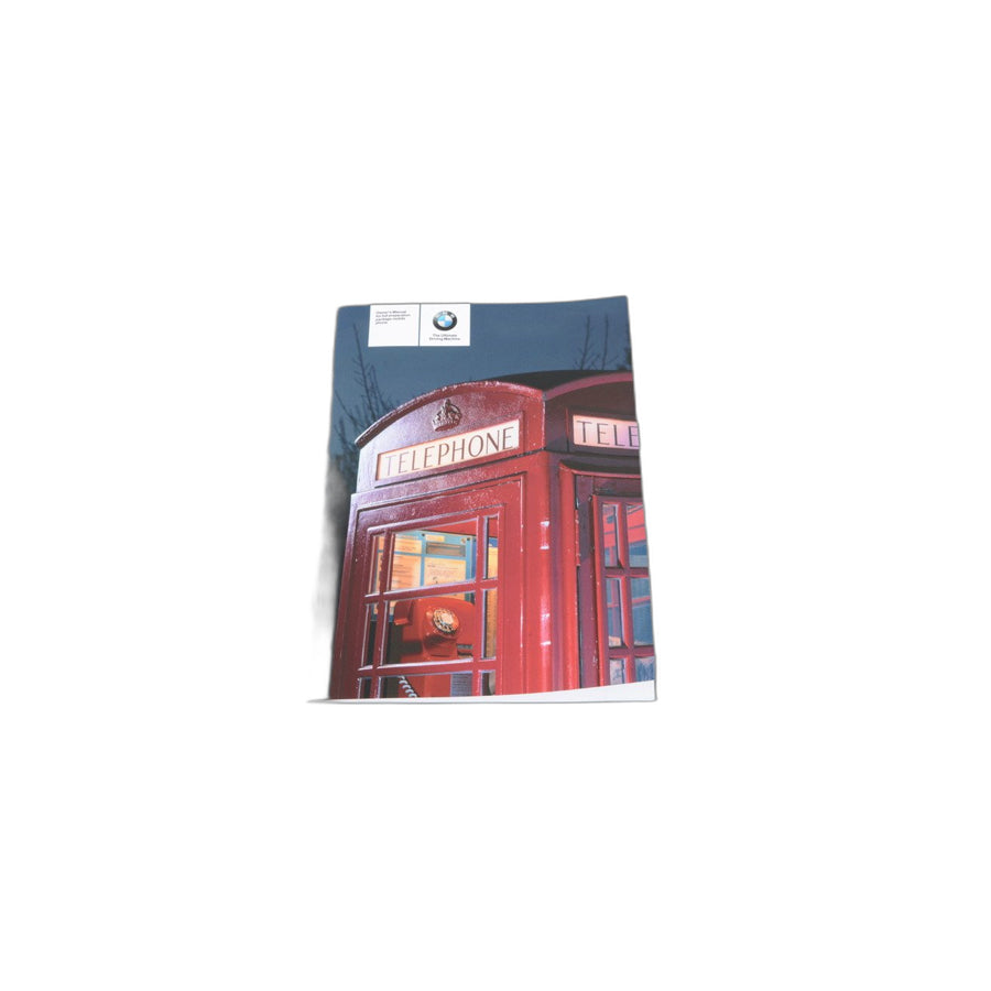 Genuine BMW 01410014823 E86 E85 E83 Owner's Handbook, Telephone "En Us" SA639 (Inc. X3 3.0i)