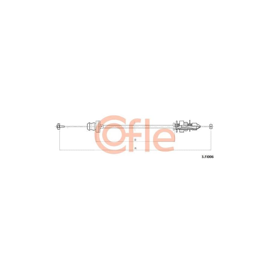 COFLE 3.FI006 Throttle Cable for FIAT DOBLO