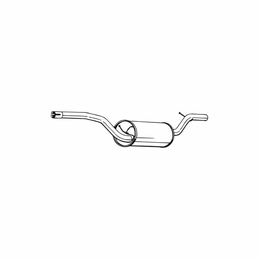 Bosal 278-165 Middle Silencer for Ford Focus