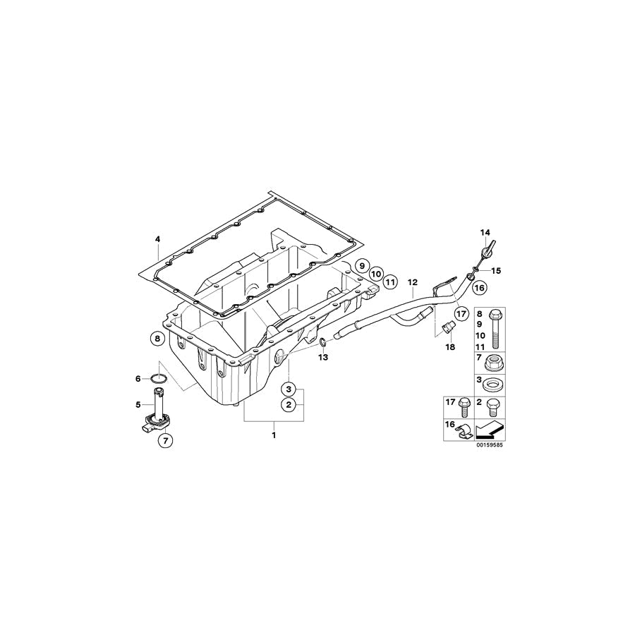 Genuine BMW 11437567962 E83 E83 Lock (Inc. X3 2.0i)
