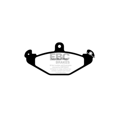 EBC PD08KR298 Opel Vauxhall Yellowstuff Rear Brake Pad & USR Disc Kit - Brembo Caliper (Inc. Speedster, VX220, VXR220) 2 | ML Performance UK Car Parts