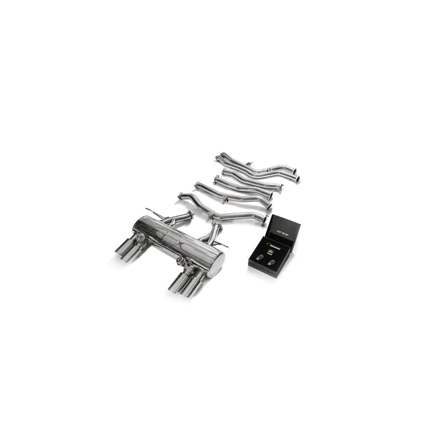 Armytrix BMF8M-QS11C Valvetronic Exhaust System BMW M3 | M4 F8x 2015-2020 with  Quad Chrome 3.5"