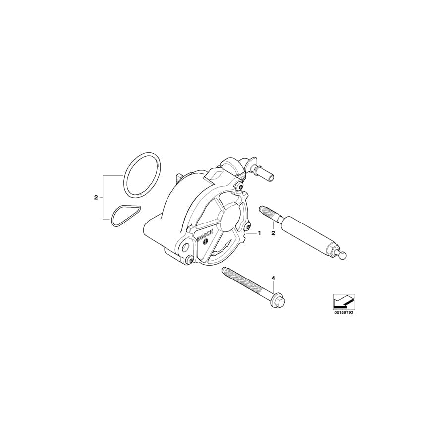 Genuine BMW 11667806045 R56 Ball Head Bolt M8X40 (Inc. Cooper D & One D)