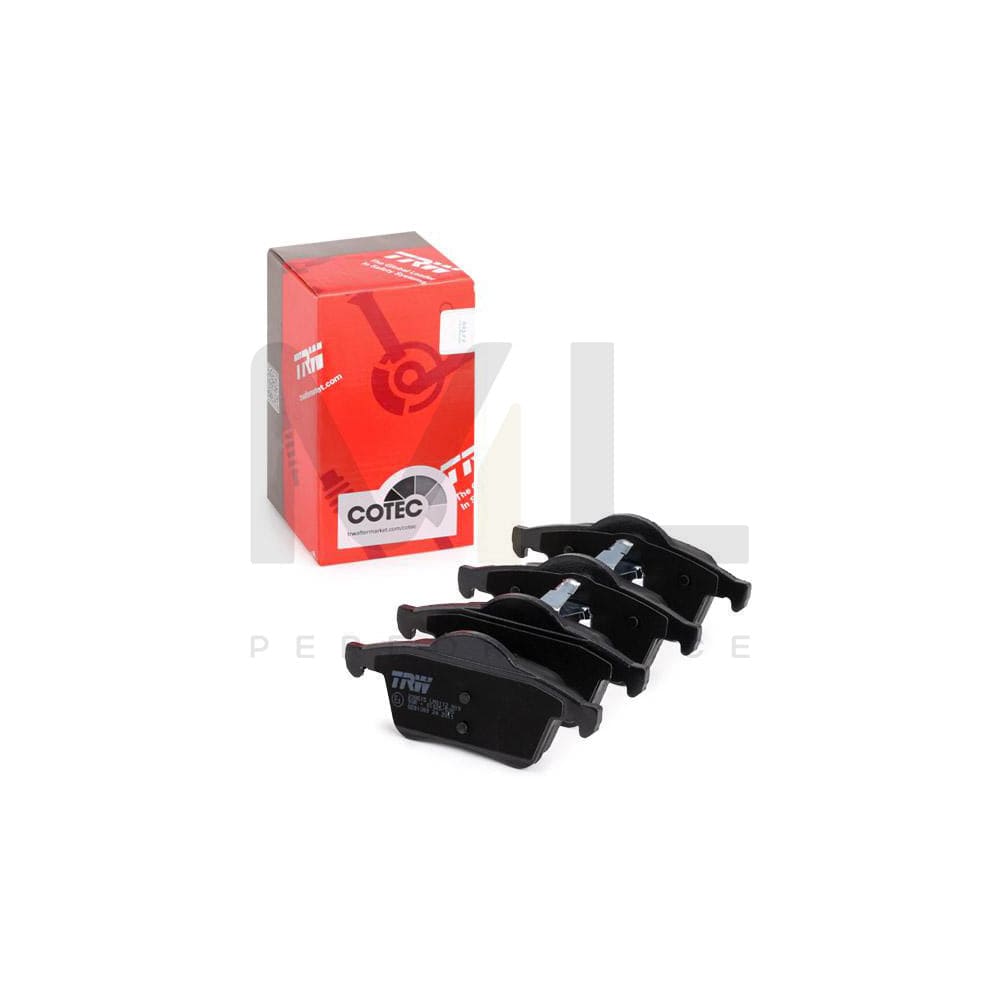 TRW Cotec Gdb1389 Brake Pad Set Not Prepared For Wear Indicator