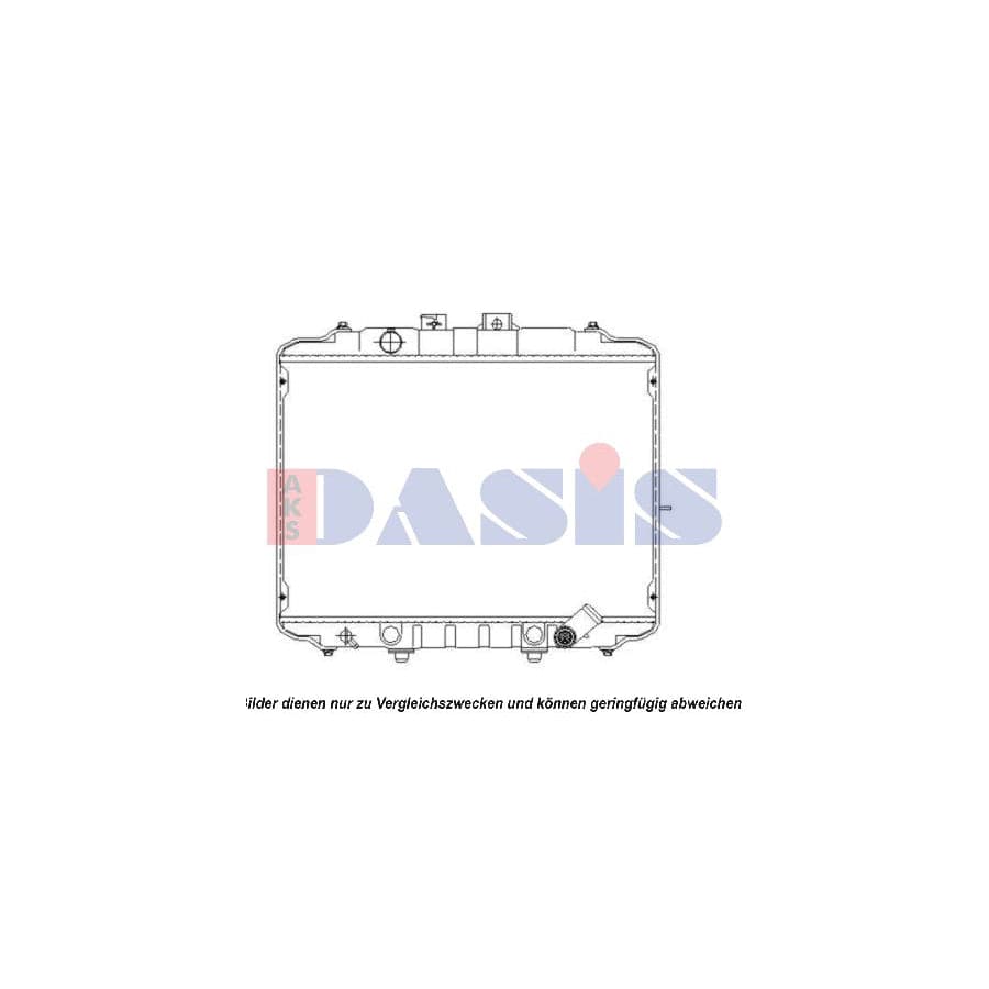AKS Dasis 560029N Engine Radiator for Hyundai H-1 Mpv (A1)
