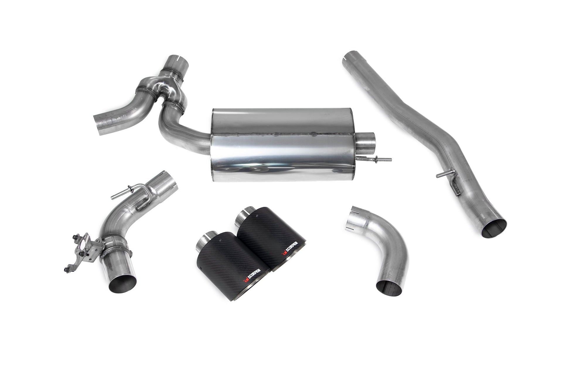 Scorpion SBM083CF BMW M135i xDrive (F40) Gpf-Back System With Electronic Valve | ML Performance UK UK