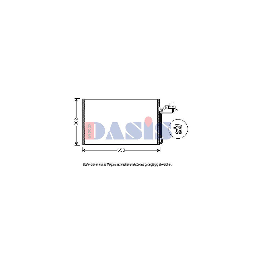 AKS Dasis 222006N Air Conditioning Condenser