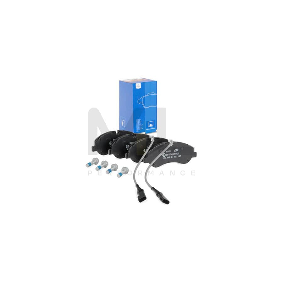 ATE 13.0460-2611.2 Brake pad set incl. wear warning contact, with brake caliper screws, with accessories