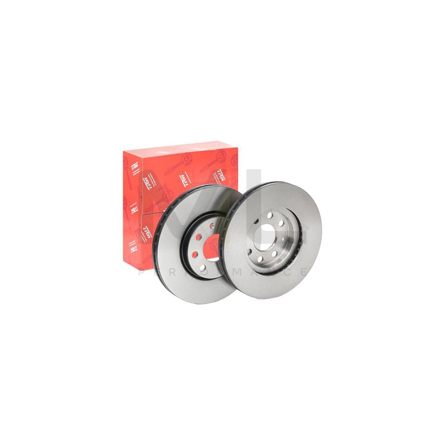 TRW DF4165 Brake Disc Vented, Painted  - 1 piece