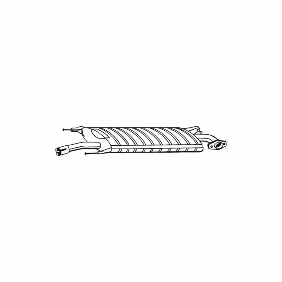 Bosal 279-437 Middle Silencer for Toyota Rav4 III Off-Road (Xa30)