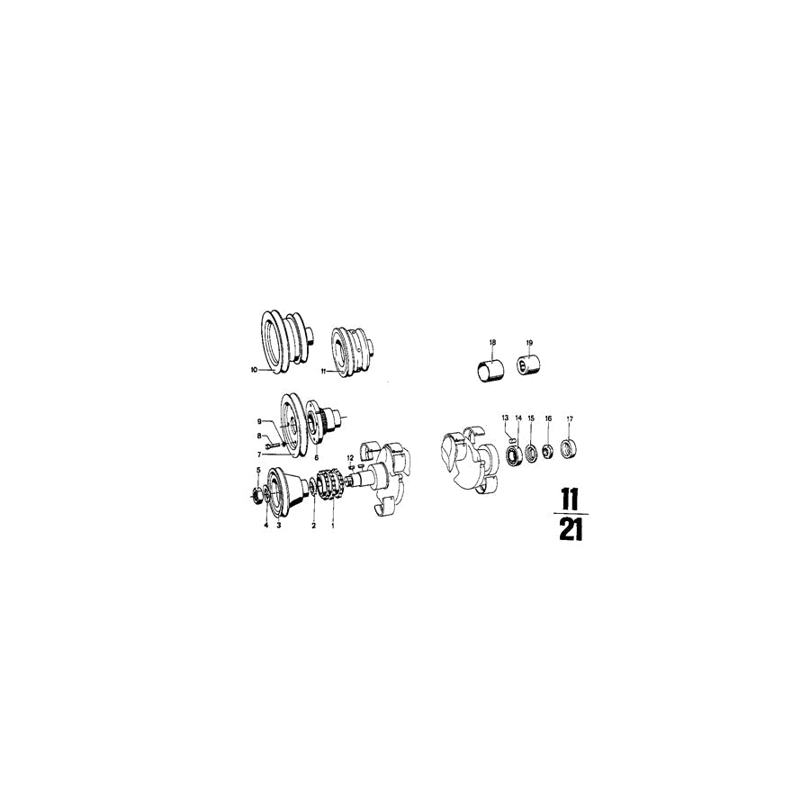 Genuine BMW 11211744601 E28 E21 Feltring (Inc. 325ix, 1600GT & 630CSi)