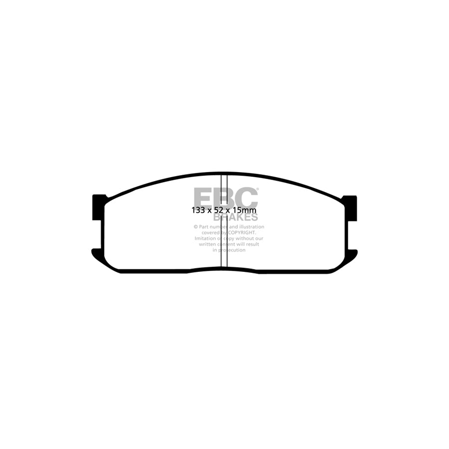EBC DP599 Mazda Ultimax Front Brake Pads (Inc. E2000 & E2200) 2 | ML Performance UK Car Parts