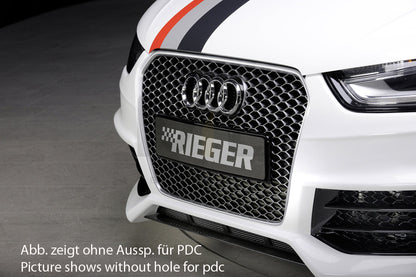 Rieger 00055547 Audi B8 B81 A4 Front Bumper 4 | ML Performance UK Car Parts