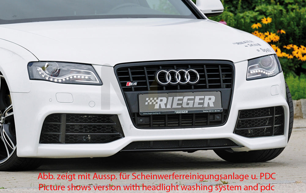 Rieger 00055524 Audi B8 B81 Front Bumper (A4 & S4) 1 | ML Performance UK Car Parts
