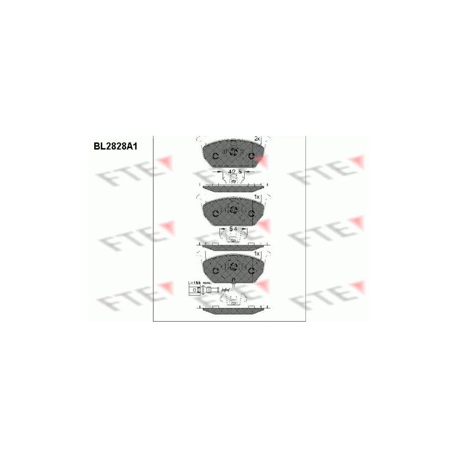 FTE 9011008 Brake Pad Set
