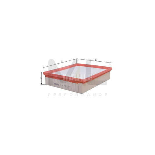 MAHLE ORIGINAL LX 886 Air Filter Filter Insert | ML Performance Car Parts