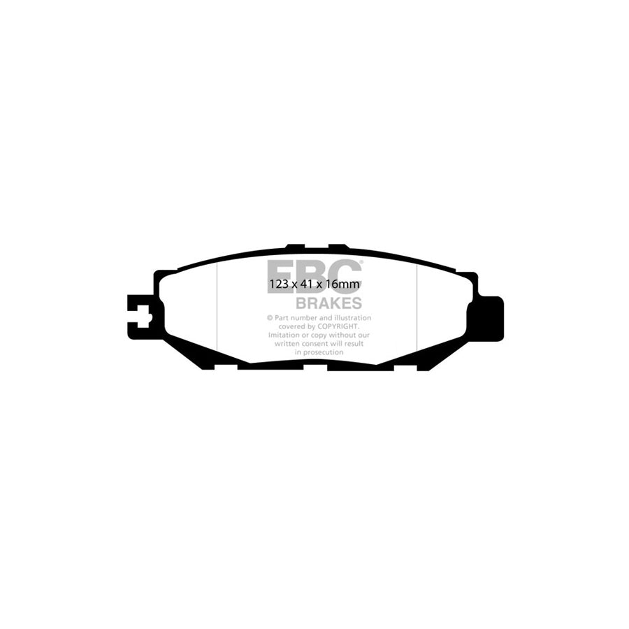EBC DP21008 Lexus Toyota Greenstuff Rear Brake Pads 2 | ML Performance UK Car Parts