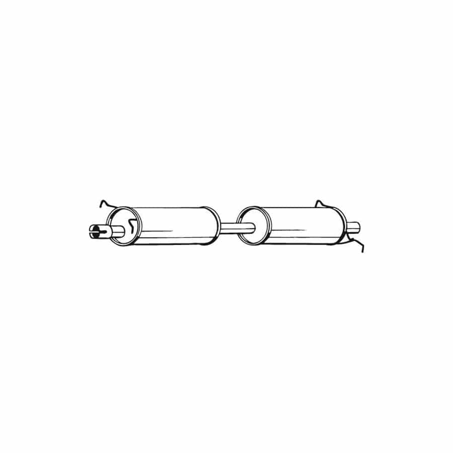 Bosal 280-049 Middle Silencer for Ford Transit