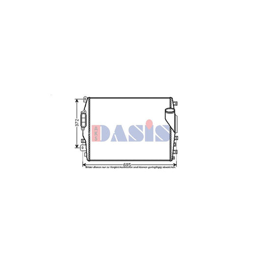 AKS Dasis 377004N Intercooler