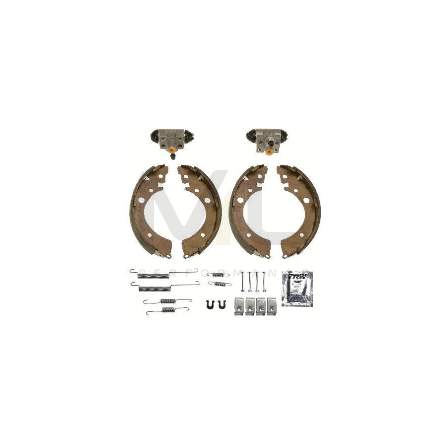 TRW Brake Kit BK1975 Brake Shoe Set for HONDA Civic VII Saloon (ES, ET) with wheel brake cylinder
