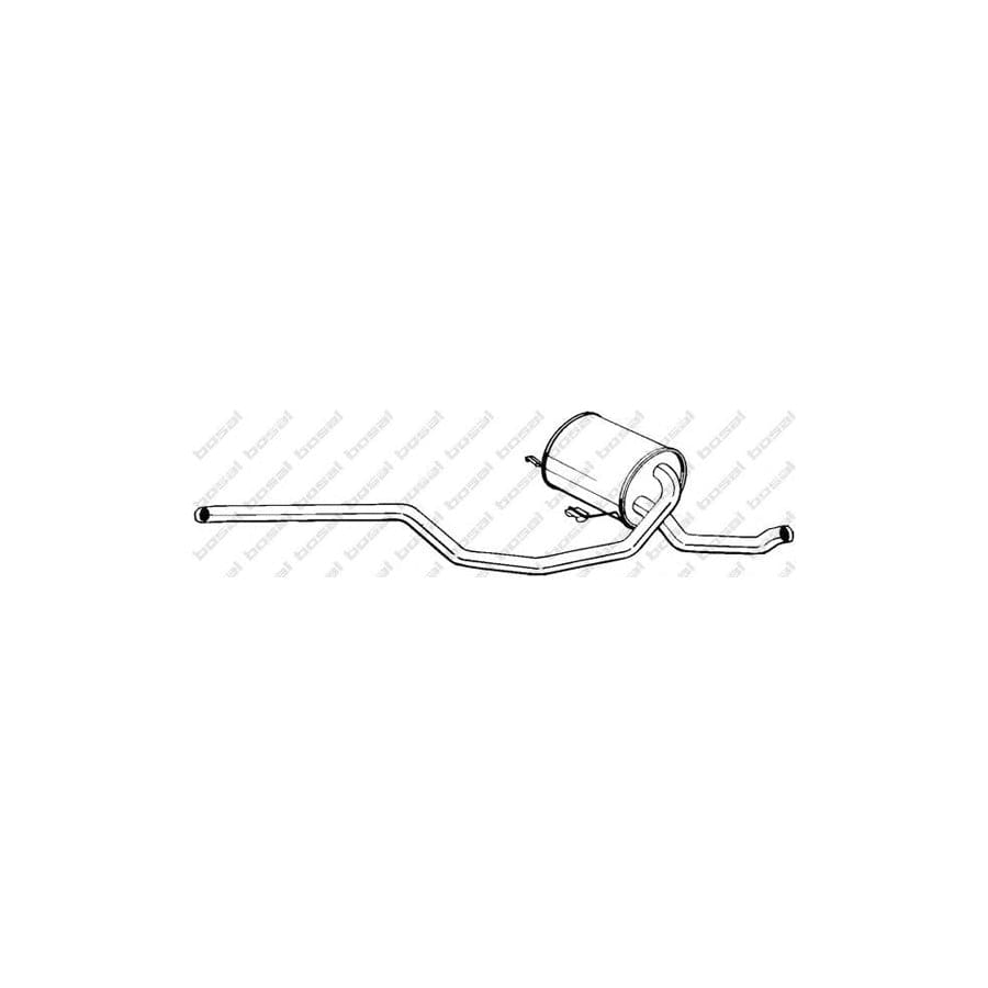 Bosal 279-909 Middle Silencer for Peugeot 605 Saloon