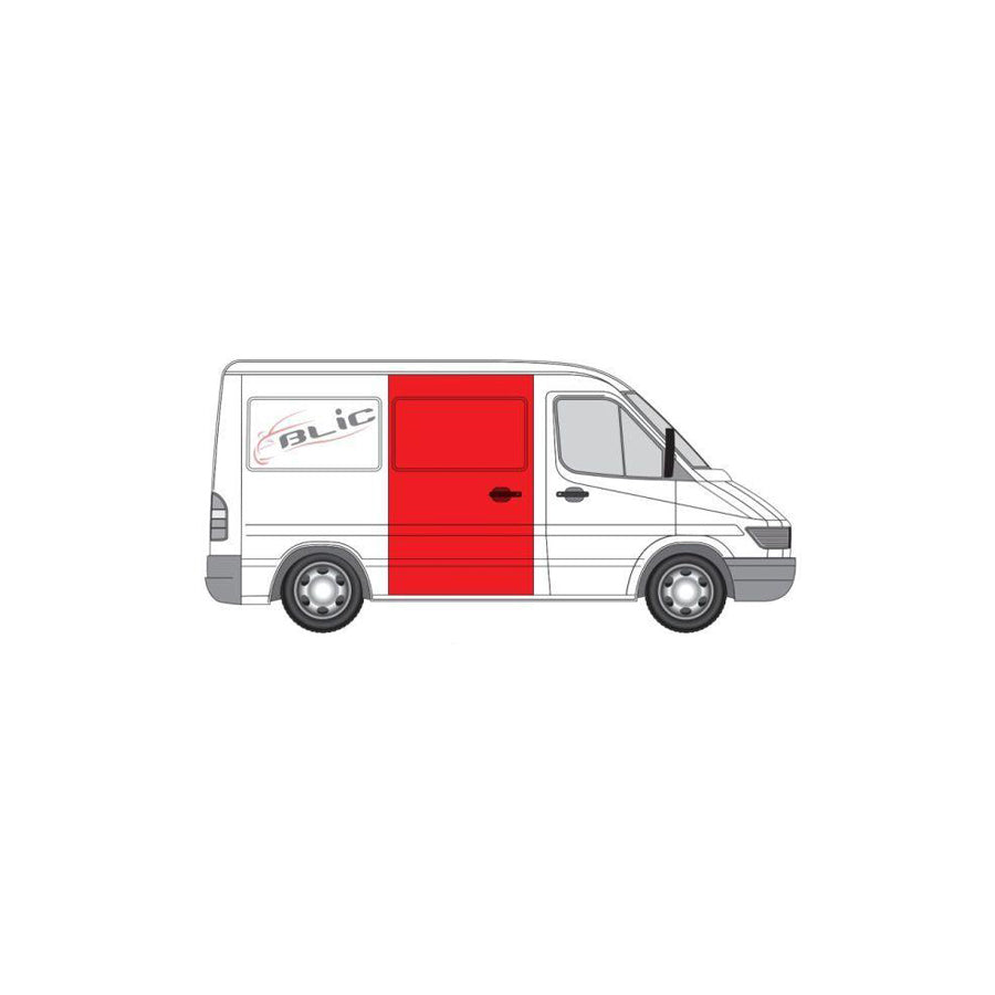 Blic 6013-00-3546104P Door, Body Suitable for Mercedes-Benz Sprinter
