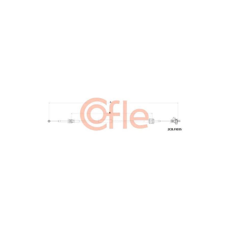 Cofle 2Cb.Fi035 Cable, Manual Transmission for Fiat Linea (323, 110)