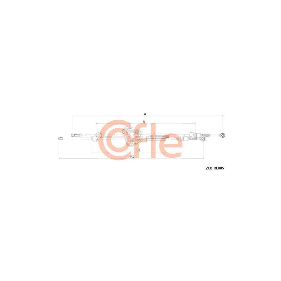 Cofle 92.2Cb.Re005 Cable, Manual Transmission for Renault Megane