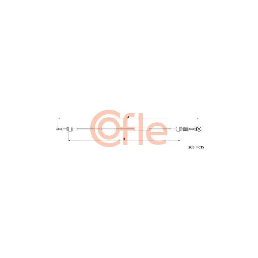 Cofle 2Cb.Fi015 Cable, Manual Transmission for Fiat Palio I Hatchback (178)