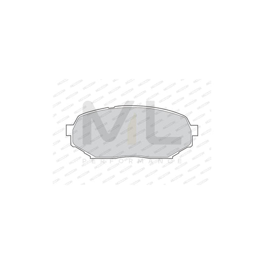 Ferodo Premier FDB1030 Brake Pad Set Not Prepared for Wear Indicator