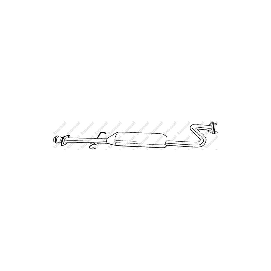 Bosal 281-157 Middle Silencer for Honda Accord