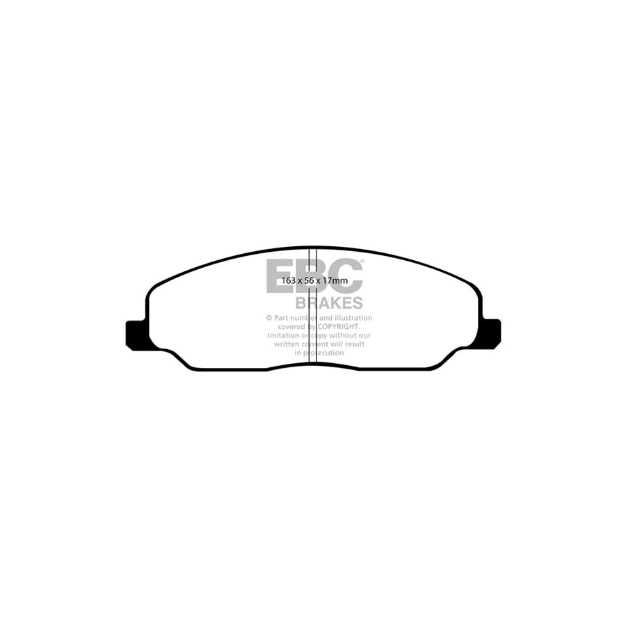 EBC PD14KF669 Ford Mustang Bluestuff Front Brake Pad & GD Disc Kit 2 | ML Performance UK Car Parts
