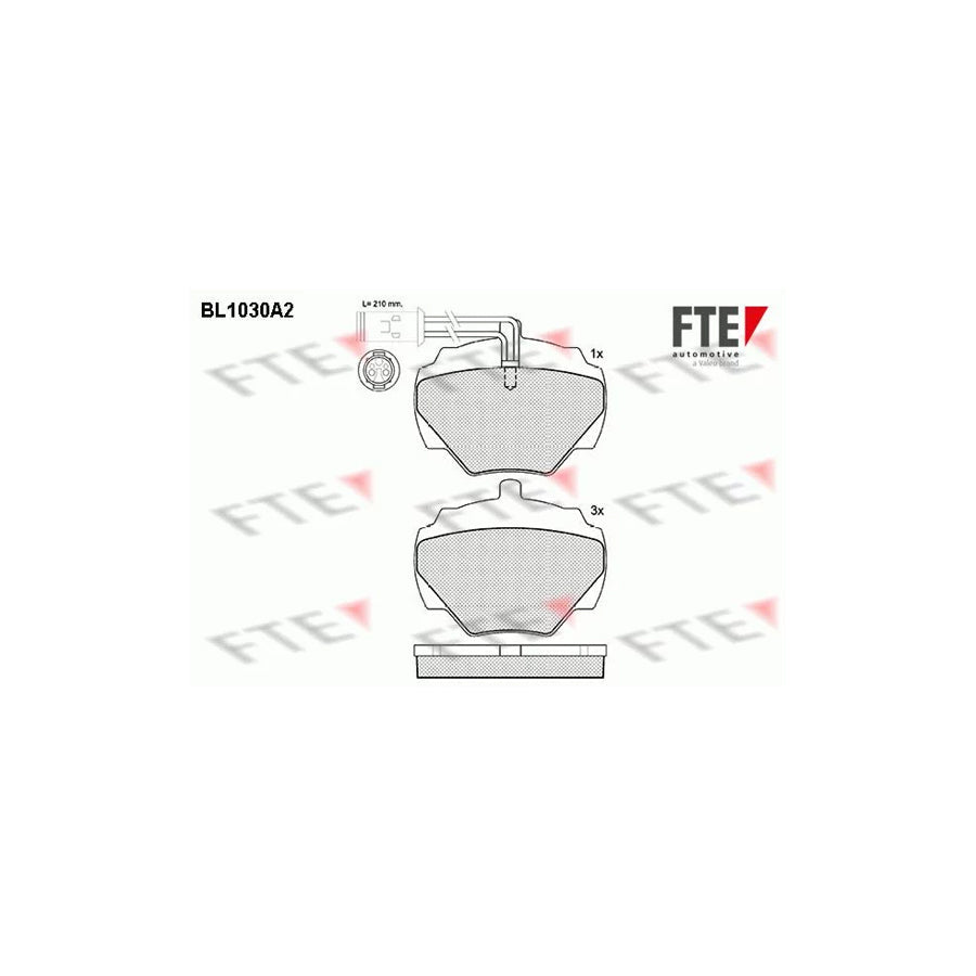 FTE 9010012 Brake Pad Set