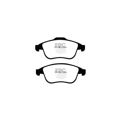 EBC PD13KF583 Renault Yellowstuff Front Brake Pad & GD Disc Kit - Girling/TRW Caliper (Inc. Clio Mk4 & Megane Estate Mk3) 2 | ML Performance UK Car Parts