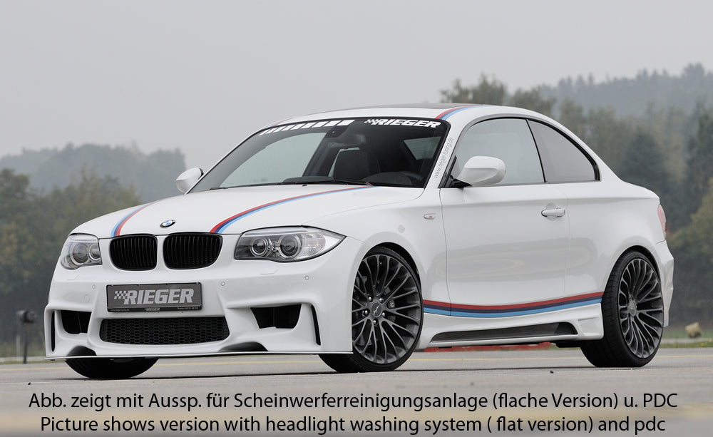 Rieger 00035043 BMW E81 E82 E87 E88 Front Bumper 4 |ML Performance UK Car Parts