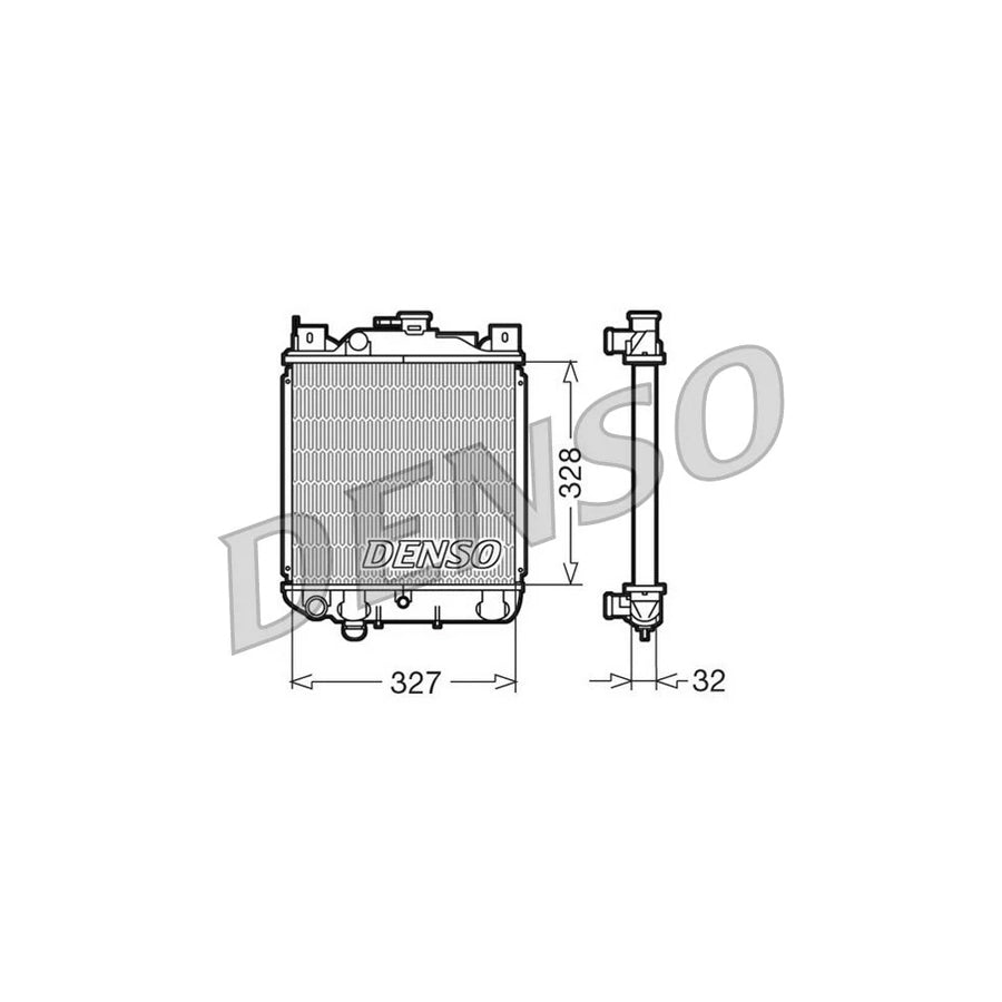 DENSO DRM47006 Engine Radiator for Suzuki Swift