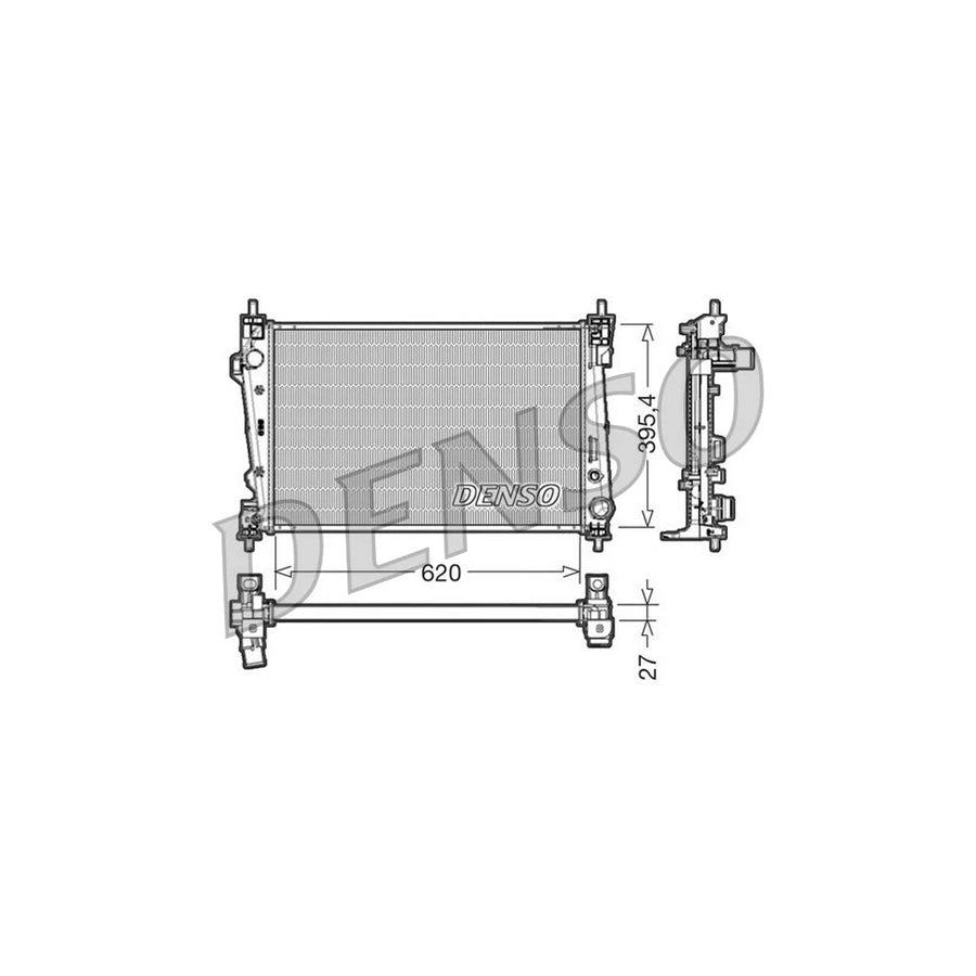 DENSO DRM01007 Engine Radiator for Alfa Romeo Giulietta Hatchback (940)