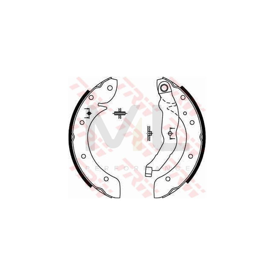 TRW GS8567 Brake Shoe Set