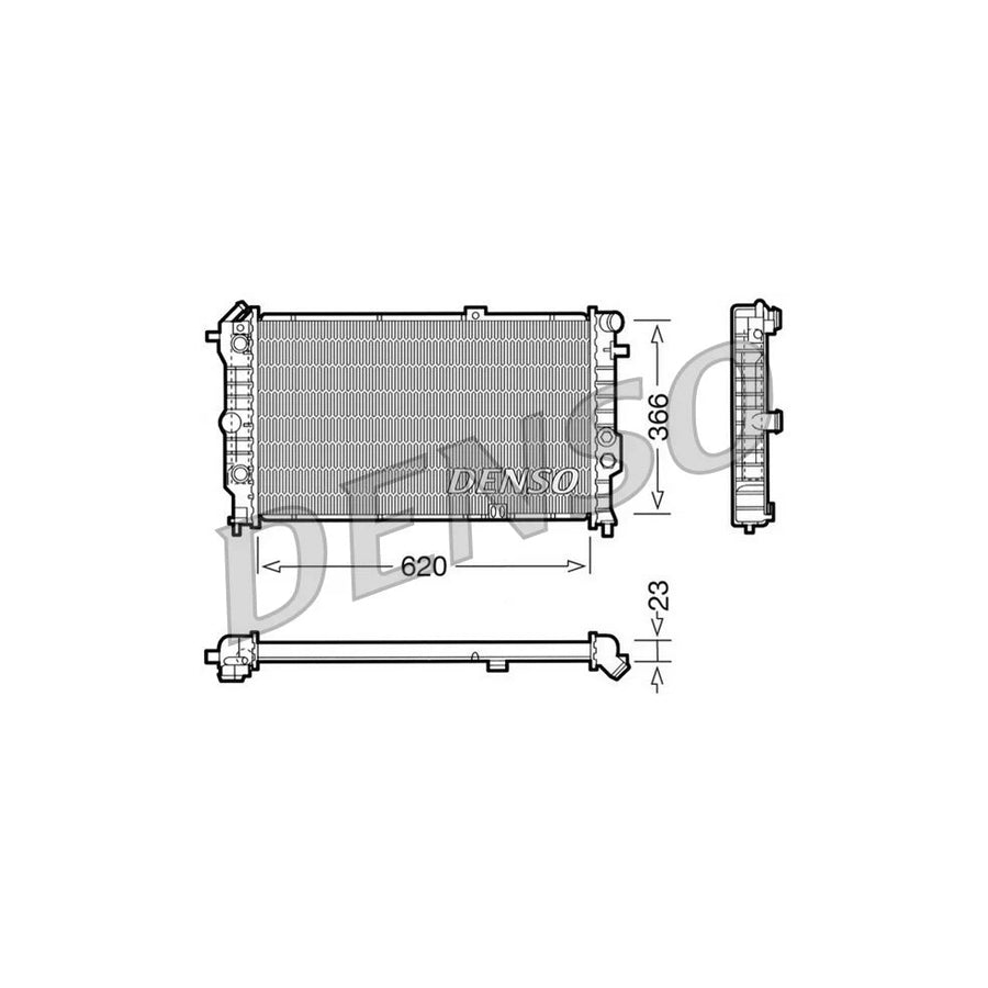 DENSO DRM20022 Engine Radiator