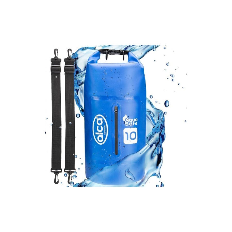 Alca 516210 WATERPROOF DRY BAG WITH ZIPPED POCKET 10L