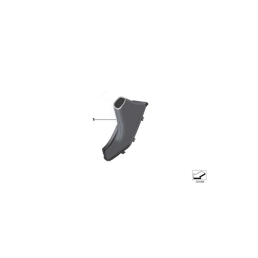 Genuine BMW 34427983897 F36 F32 Leather Handbrake Lever Cover OYSTER (Inc. 320d ed, 318i & 340iX)
