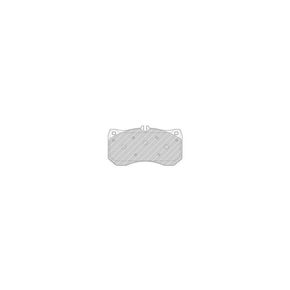 Ferodo FDB4466 Brake Pad Set Front Axle, Prepared for Wear Indicator