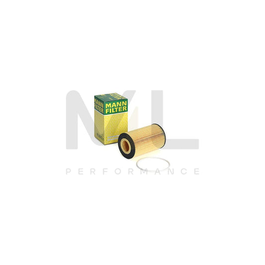 MANN-FILTER HU 8012 z Oil Filter with seal, Filter Insert