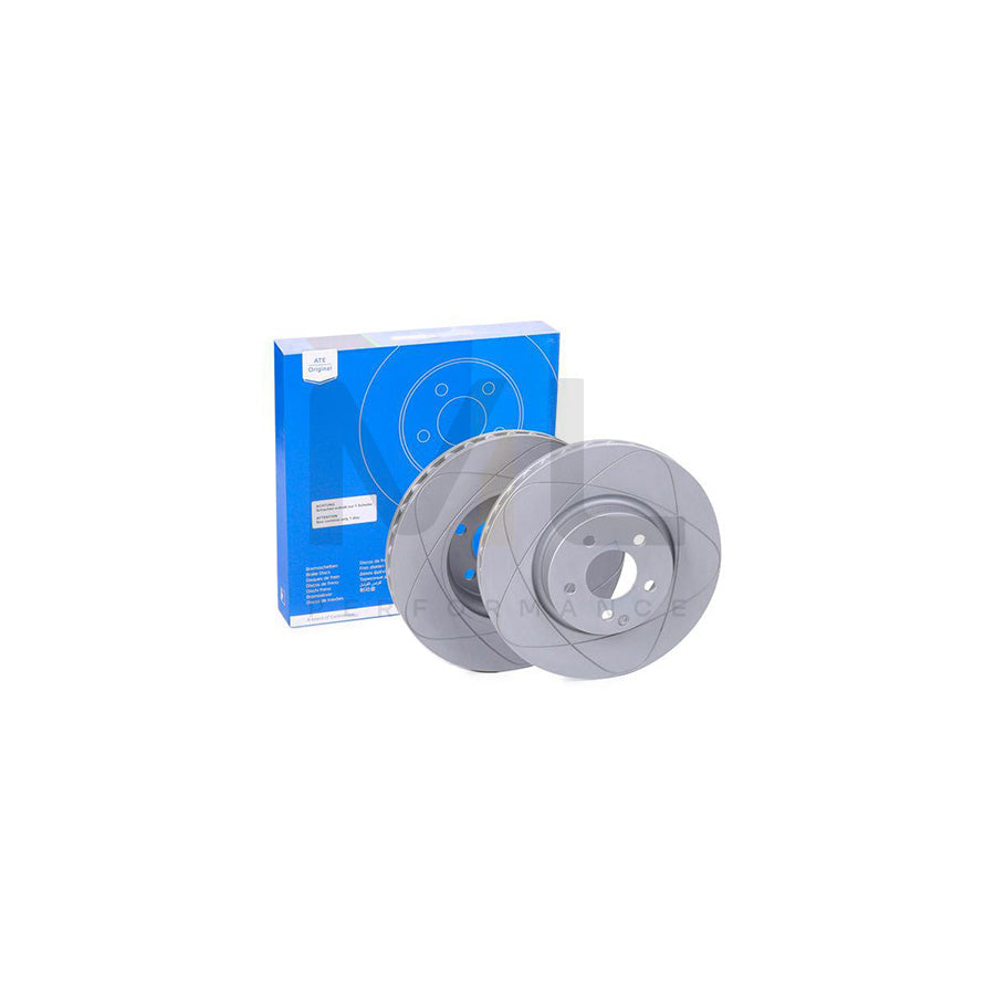 ATE PowerDisc 24.0332-0101.1 Brake Disc Vented, Coated, Alloyed / High-carbon, with bolts/screws  - 1 piece
